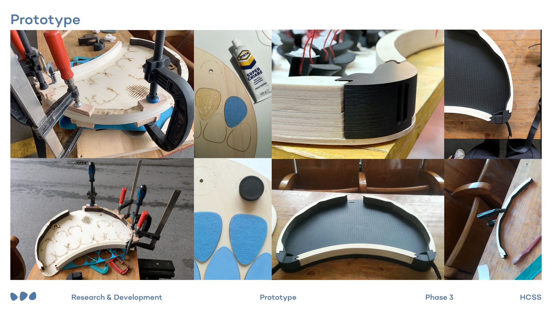 Building the instrument: clamping, gluing, drilling and wiring