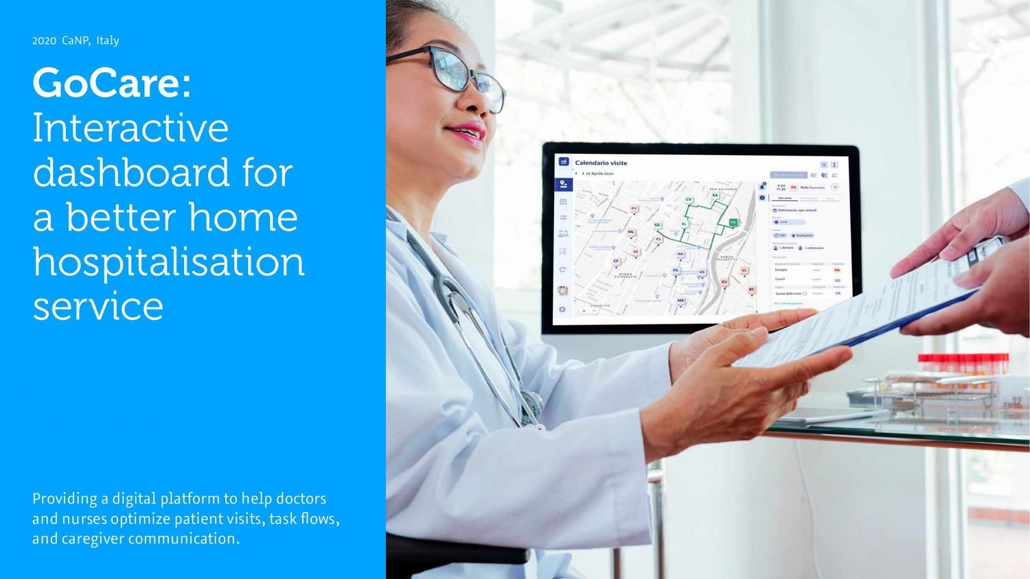 GoCare: interactive dashboard for home hospitalisation